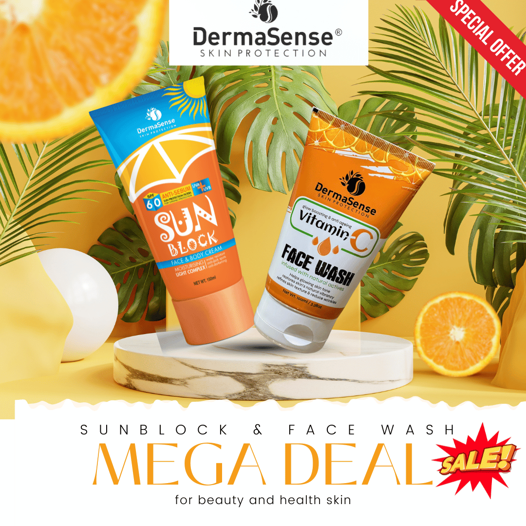 Vitamin c Facewash & sunblock (Mega deal)